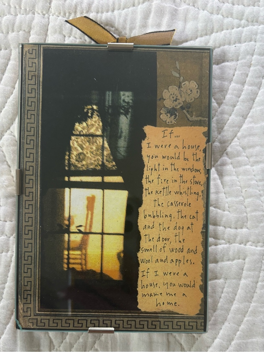 Dianne Hanna small Art Frame with Quote